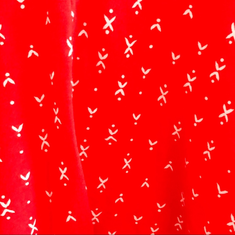 SO Red Orange Skater Skirt - Picture 4 of 6
